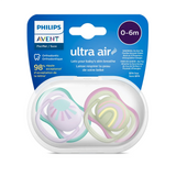 PHILIPS | Avent Ultra Air Pacifier 0-6M GIRL X2 | PA268
