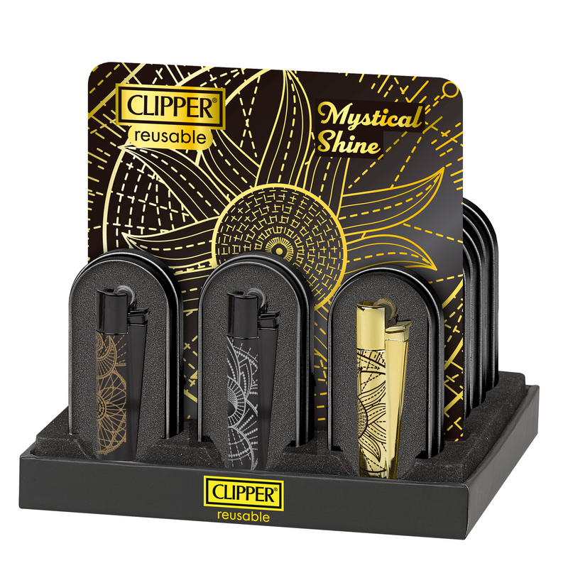 CLIPPER | Lighter Cmp11r Asst With Metal Case | CL008-1