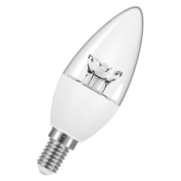 OSRAM | AC587210055 LED Value B40 4.7W E14 Warm White Clear (3000K) 3- Pack Promo | TOS016-1