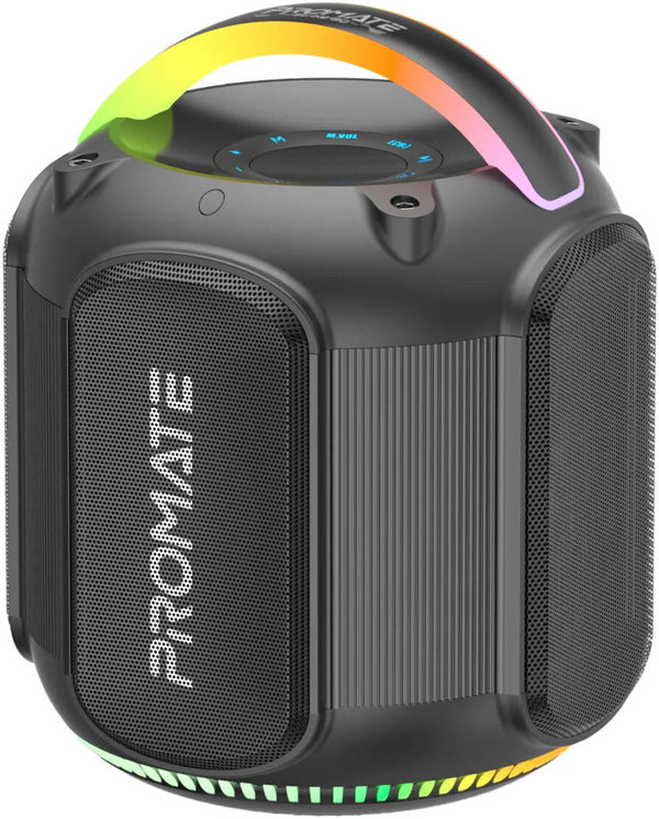 PROMATE | RGB Bluetooth 80 W Wirless Speaker With 6 HRS Play Back ,AUX,USB And IPX5 RATING | STRIKE-80