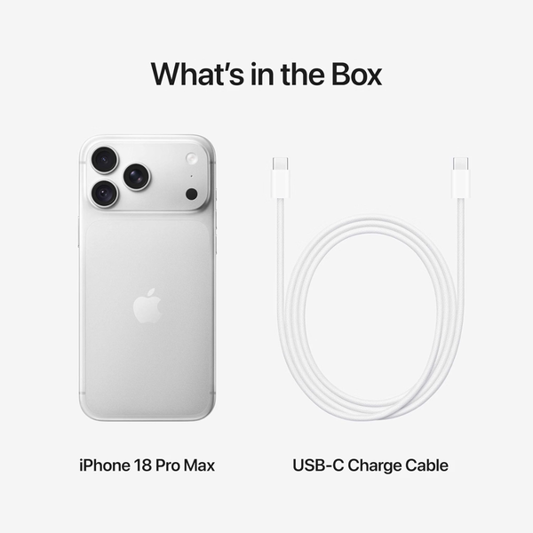 APPLE | iPhone 18 Pro 256GB Silver 15.9cm 6.3″ Display A20 Pro Chip, 48MP Fusion Main Camera