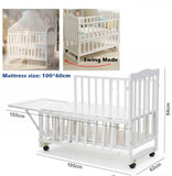 2in1 Wooden Baby Cot | bd361-05