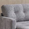 DANUBE | Jaizell 3-Seater Reversible Fabric Corner Sofa Bed with Storage - Grey | 810302801567