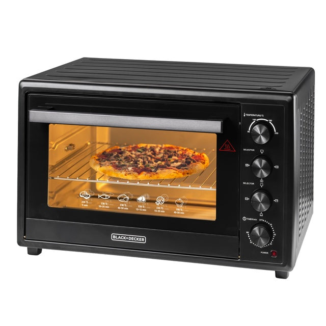 BLACK + DECKER | 100Ltrs Toaster Oven With Double Glass | TRO100RDG-B5