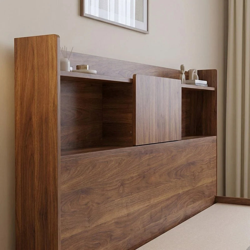 DANUBE | Supreme 180X200 King Bed-Light Walnut | 810100100805