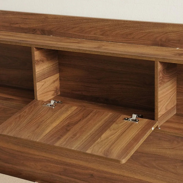 DANUBE | Supreme 180X200 King Bed-Light Walnut | 810100100805