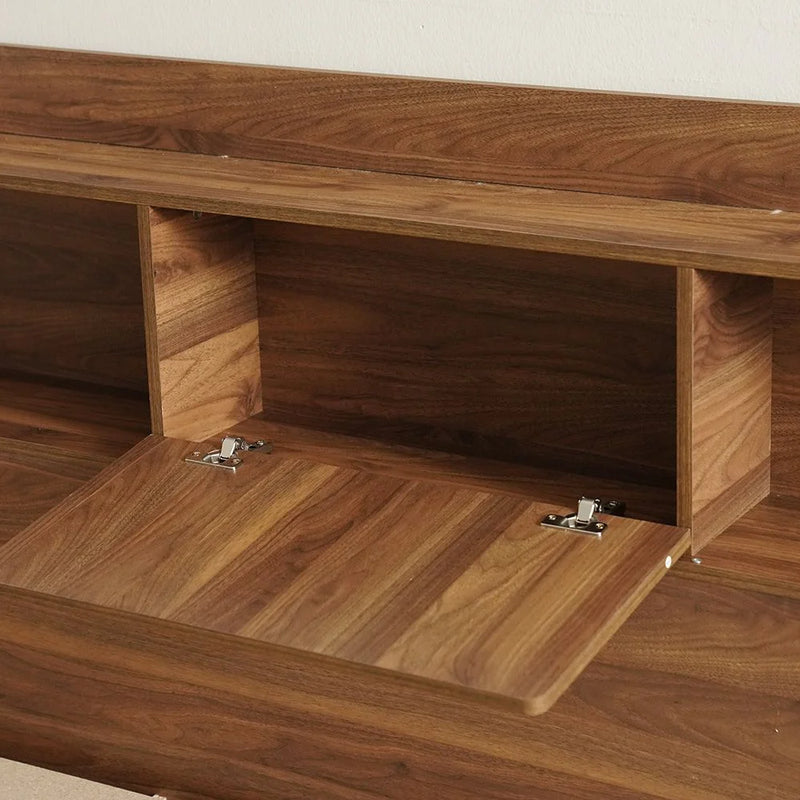 DANUBE | Supreme 180X200 King Bed-Light Walnut | 810100100805