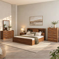 DANUBE | Supreme 180X200 King Bed-Light Walnut | 810100100805