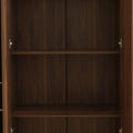 DANUBE | Supreme 6Door Wardrobe With Mirror-Light Walnut | 810100700761