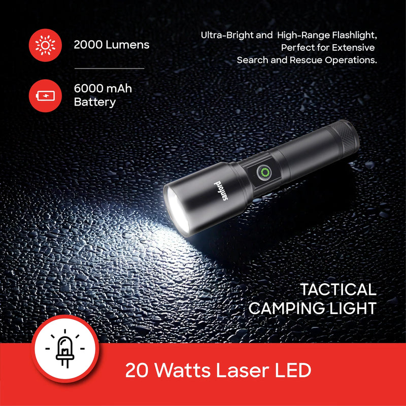 SANFORD | Spectra V2 Rechargeable LED Search Light With Zoom and 11 Modes | SF4677SL