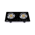 SANFORD | 2-Burner Gas Stove With 8mm Tempered Glass Panel and Heavy Cast Iron Burner | SF5361GC