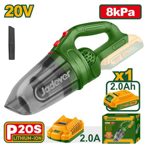 JADEVAR | Cordless Vacuum Cleaner 20v 0.45L | JDLV20201