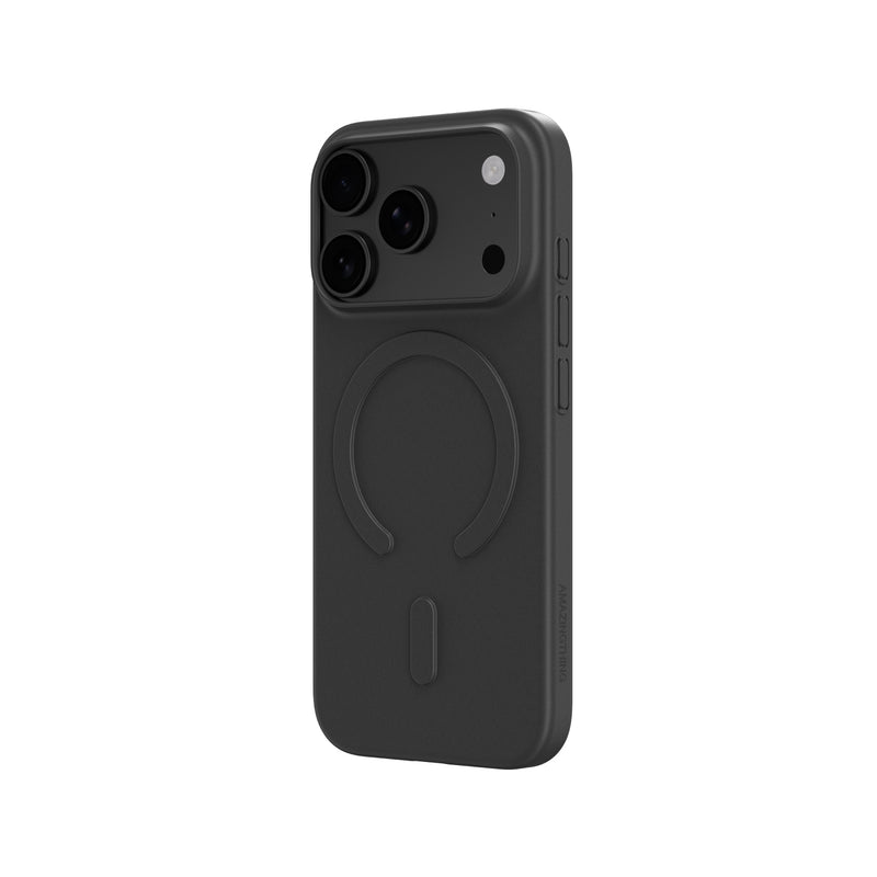 AMAZINGTHING | Minimal Air Mag Case For iPhone 18 Pro Max - Black | IP18XSMBK