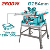 TOTAL | Table Saw 2.600W / 254mm | TS526043