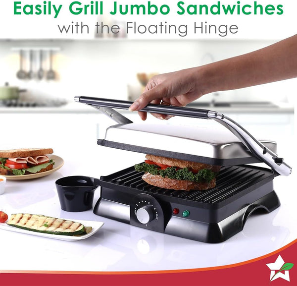 WONDERCHEF | Wonderchef Sanjeev Kapoor Tandoor Family Size, Electric Griller, Toaster & Sandwich Maker, 1600 Watt | 52121212