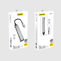 DUDAO | 4IN1 HUB Type-C Concentrator Gray | A16T-G