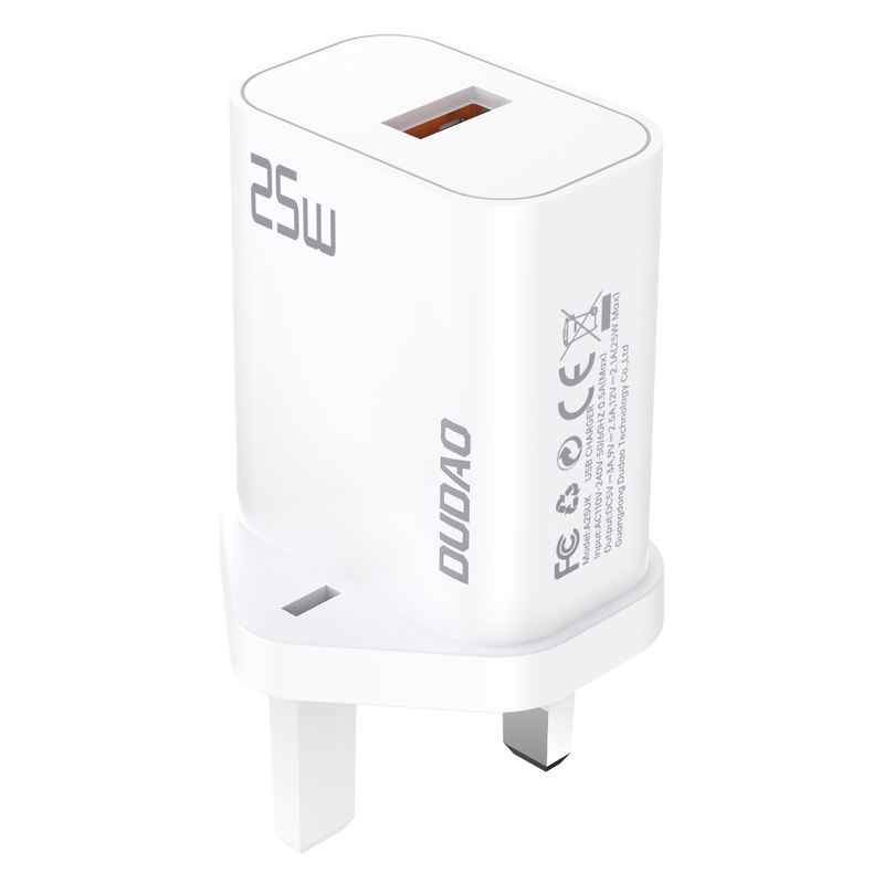 DUDAO | Home Charger 25W White | A25UK-W