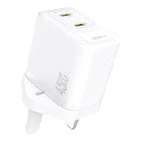 DUDAO | Home Charger A28PUK-W PD45W Two Type C Port White |  A28PUK-W