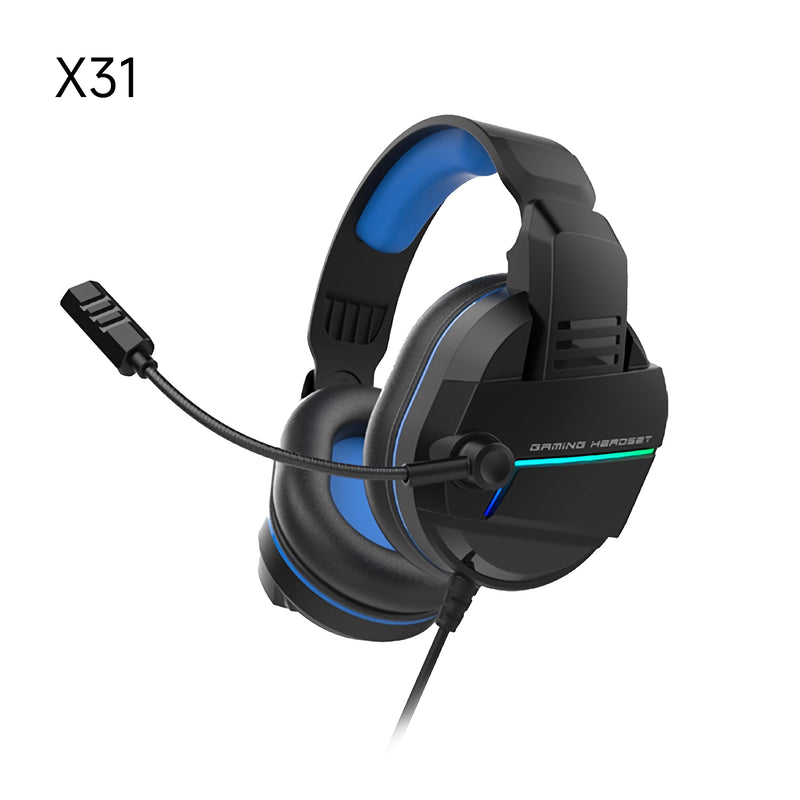 DUDAO | Gaming headset 3.5MM + USB Blue | X31-B