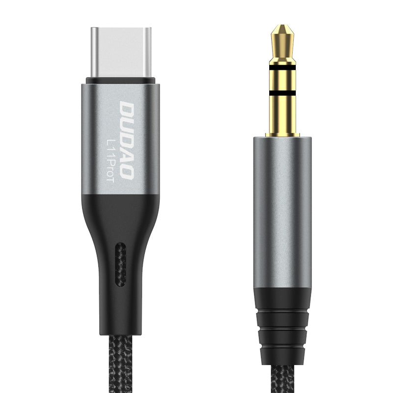 DUDAO | Cable AUX To Type C Black | L11PROT-B