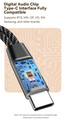 DUDAO | Cable  2IN1 Type C TO Type C Gray | L13C+-G