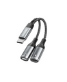 DUDAO | Cable  2IN1 Type C TO Type C Gray | L13C+-G