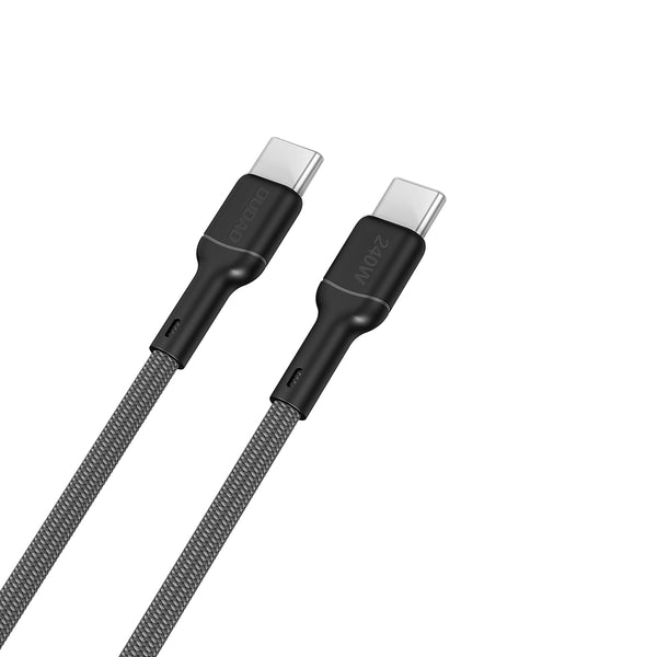 DUDAO | Cable 1.2MB 240W Fast Type C To Type C  1M Black | L9CMAX