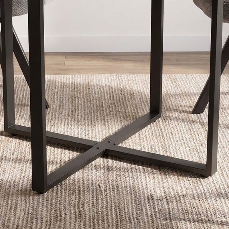 Gastein 1+4 Dining Set - Natural Oak/Grey | 811600100397