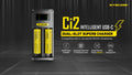 NITECORE | Ci2 Intelligent USB-C Dual-Slot Superb bettery Charger | NL2150-1
