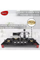 PIGEON | Infinity-Auto 4 Burner Glass Gas Stove Black | PGN103HHL00069