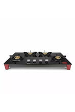 PIGEON | Infinity-Auto 4 Burner Glass Gas Stove Black | PGN103HHL00069