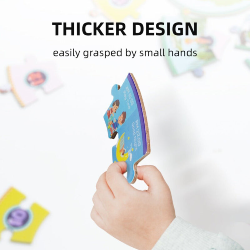 PANDA JUNIOR | My Round Puzzle-My Daily Routine PJ012-1 | 49700378