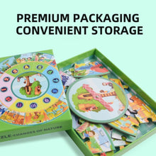 PANDA JUNIOR | My Round Puzzle-Changes Of Nature PJ012-2 | 49700385