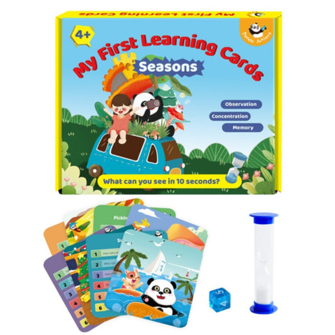 PANDA JUNIOR | My First Learning Cards - Seasons PJ002-2 | 49700156