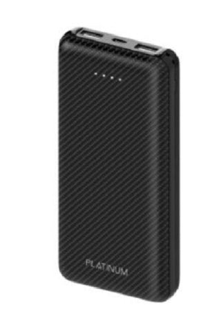 PLATINUM | Fine Series Power Bank 20000mAh -Black | P-PBFIN20BK