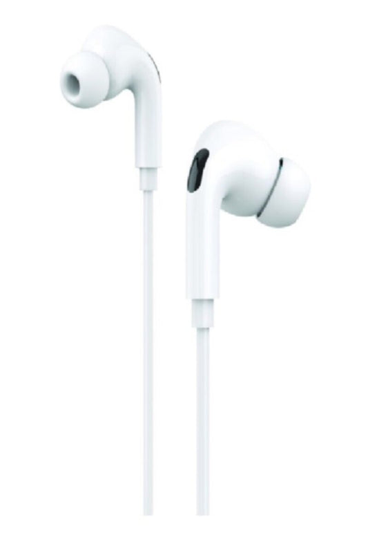 PLATINUM | Fine Series Stereo Wired Earphones 3.5Mm - White | P-EPHFNWHT