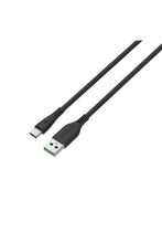 PLATINUM | Flex Series Cable Type-C 3.0A 1M - Black | P-CBFLCBK