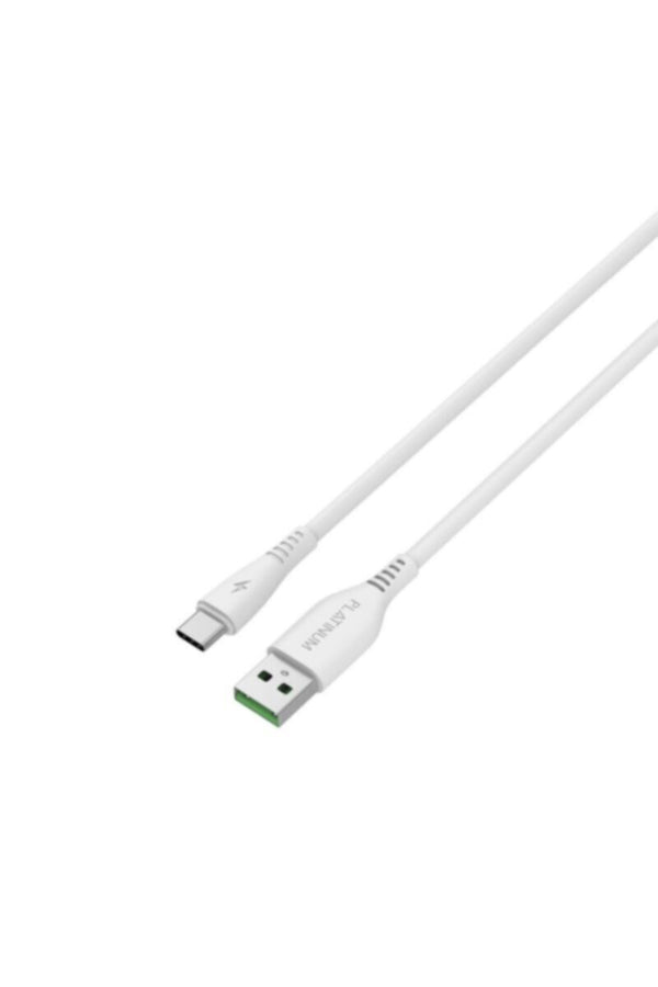 PLATINUM | Flex Series Cable Type-C 3.0A 1M - White | P-CBFLCWH
