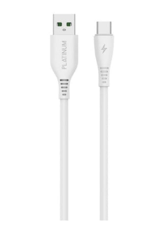 PLATINUM | Flex Series Cable Type-C 3.0A 1M - White | P-CBFLCWH
