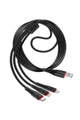 PLATINUM | Nylo Series Cable 3 in 1 3.0A 1.2M - Tri | P-CBNY3TR
