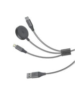 PLATINUM | Super Series Cable 3 in 1 1.5M with Watch Charger Grey | P-CBSUP3N1GR