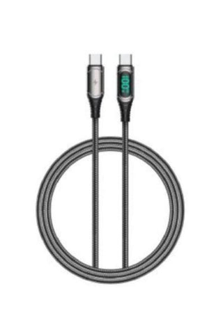 PLATINUM | Super Series Led Cable PD 100 Watt C-C 1.2M - Black | P-CBSUPCCBK