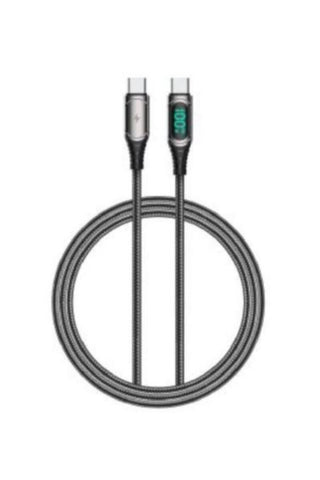 PLATINUM | Super Series Led Cable PD 100 Watt C-C 1.2M - Black | P-CBSUPCCBK