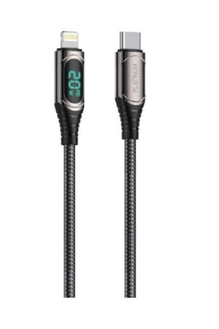 PLATINUM | Super Series LED Cable PD 20W C-L 1.2M Black | P-CBSUPCLBK