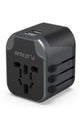 PLATINUM | Universal Travel Adapter Dual USB 2.4A â€“ Black | P-UTAUSB2BK