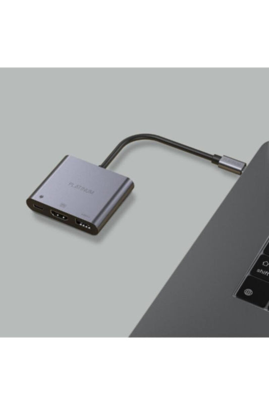 PLATINUM | Vital Series OTG HDMI Adapter Grey | P-OTGVTHDMGR
