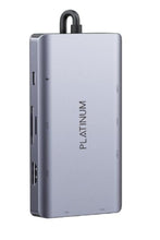 PLATINUM | Vital Series Type-C 9 in 1 Hub Grey | P-OTGVT9N1GR