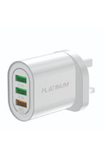 PLATINUM | Vital Series Wall Charger White | P-COMBVTLWH