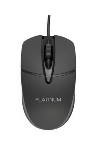 PLATINUM | Vital Series Wired Optical Mouse - Black | P-MOUSVITBK