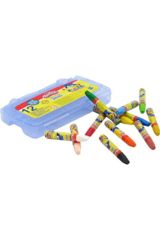PLAY DOH | 12 Colors Oil Pastels In Pvc Box | 48504206